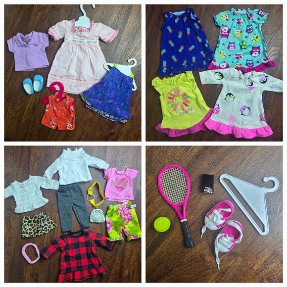 Doll Clothes & Accessories Bundle - American Girl, Kohl's, Our Generation, etc. - Picture 1 of 5